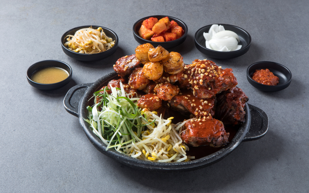 양념직화뼈구이