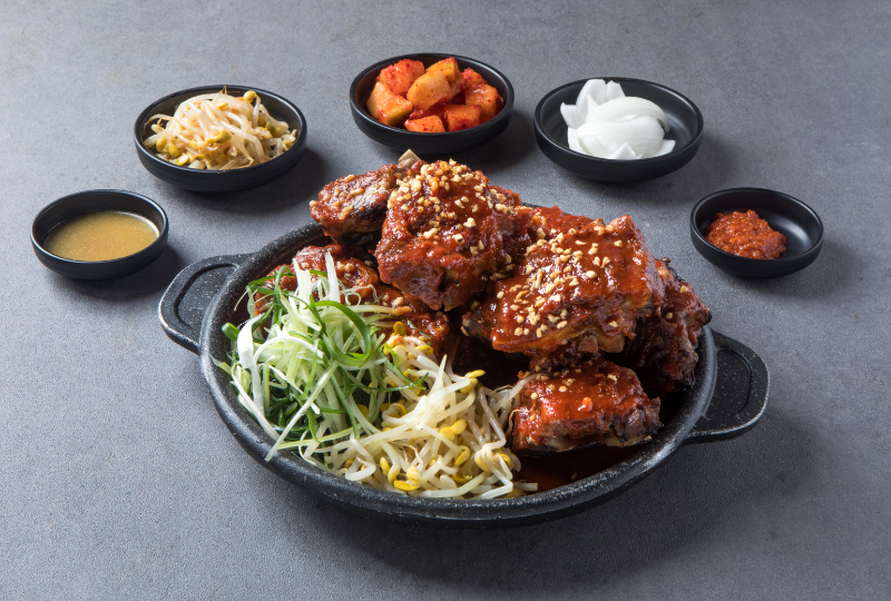 양념직화뼈구이